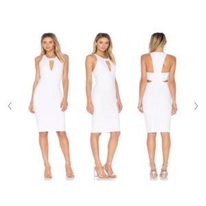 Kendall and Kylie White Cut out Dress